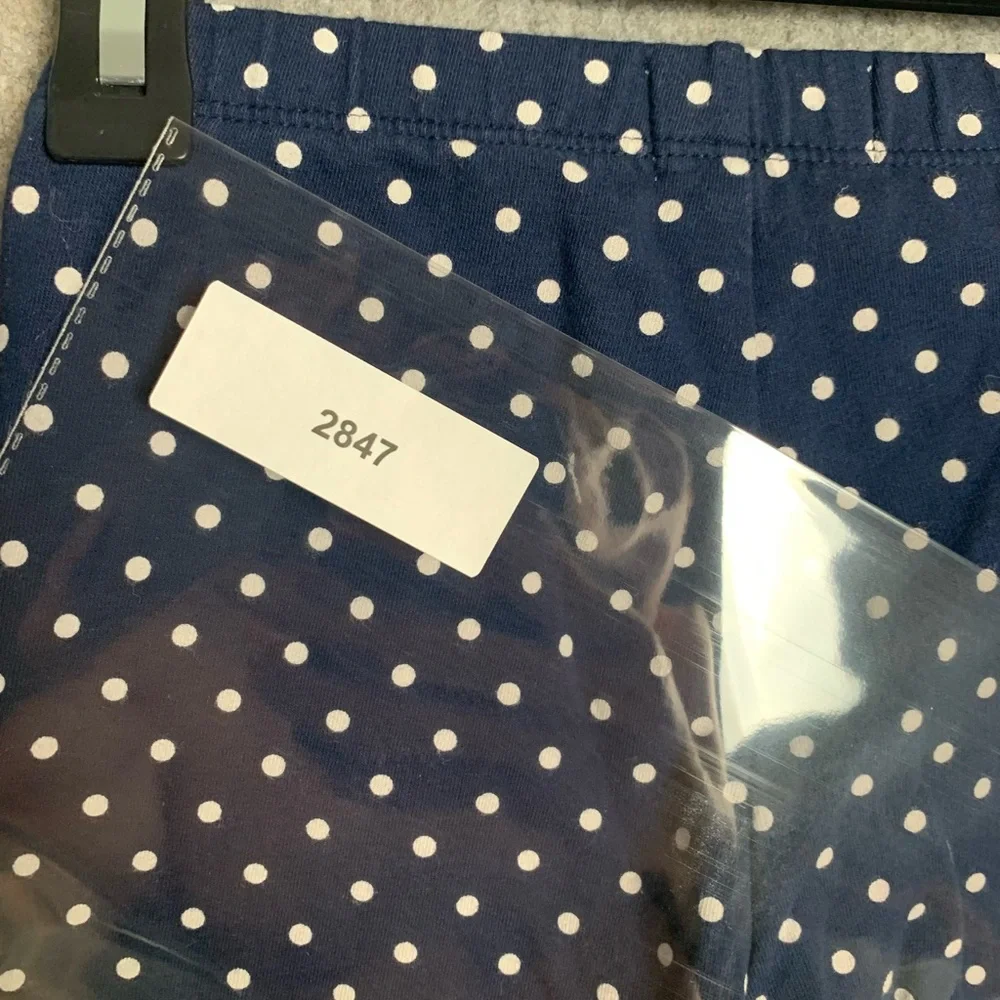 Gap Disney Girl Size M 8 Blue Polka Dots Mickey‎ Minnie Leggings